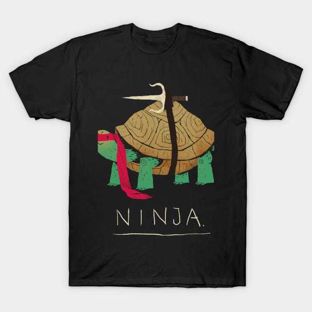 ninja - red T-Shirt by Louisros